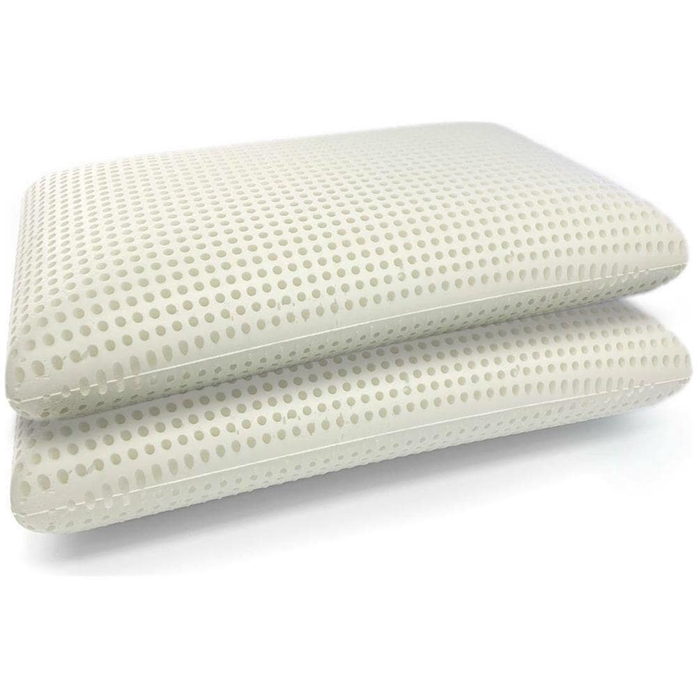 Guanciale Gemelli, Cuscino Ergonomico ""saponetta"" In Memory Foam Forato, 100% Made In Italy, Con Rivestimento Agli Ioni Di Argento, 71x41xh13 Cm, Singolo - Foto 2