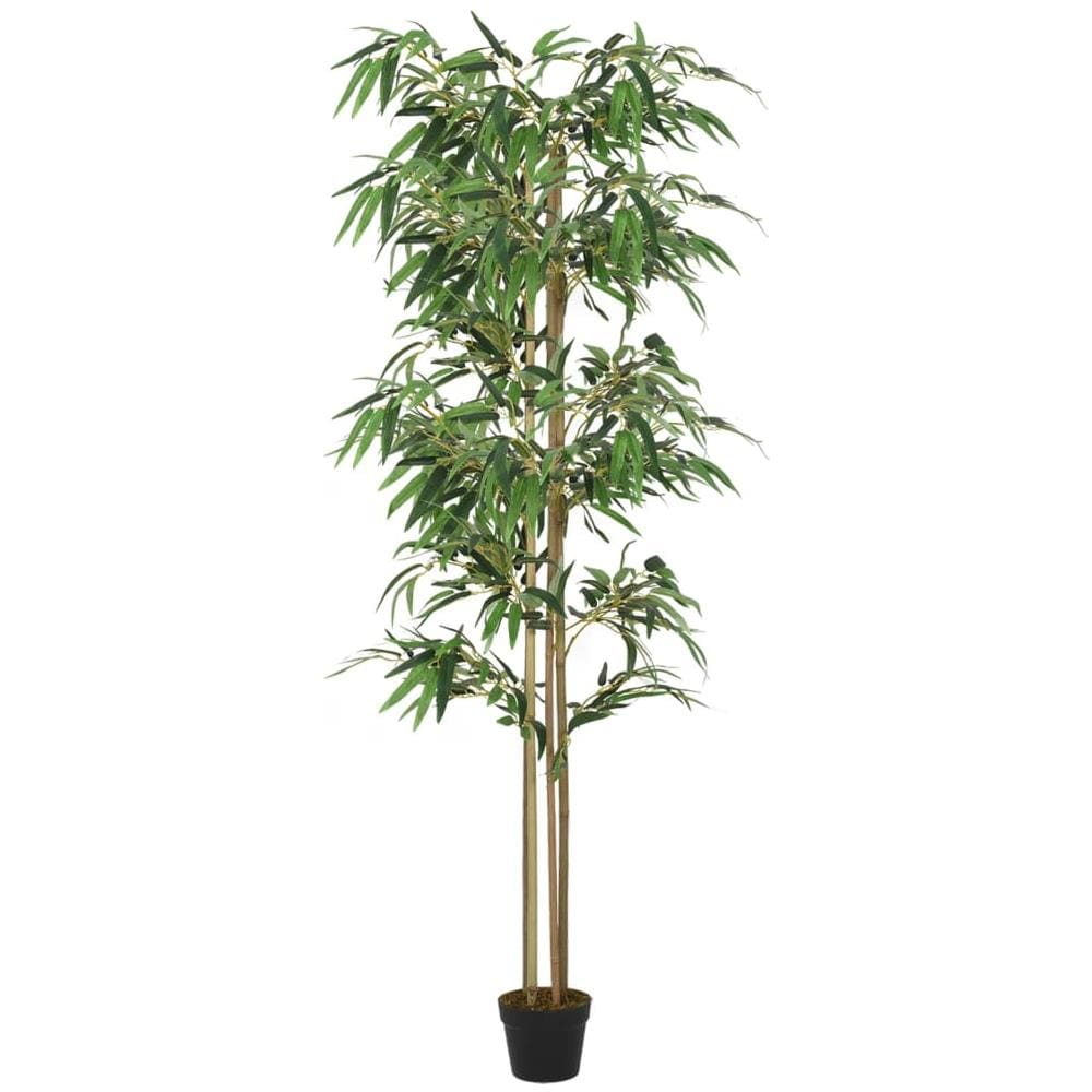 Albero Bambù Artificiale 1520 Foglie 200 Cm Verde - Foto 1