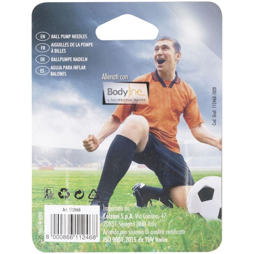 Set Di Tre Aghi In Acciaio Con Valvola Per Gonfiare Palloni - Foto 3