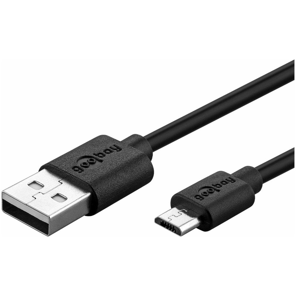 ICOC MUSB-A-010FC - Cavo di Ricarica Rapida USB / Micro USB 1m Nero - Foto 1