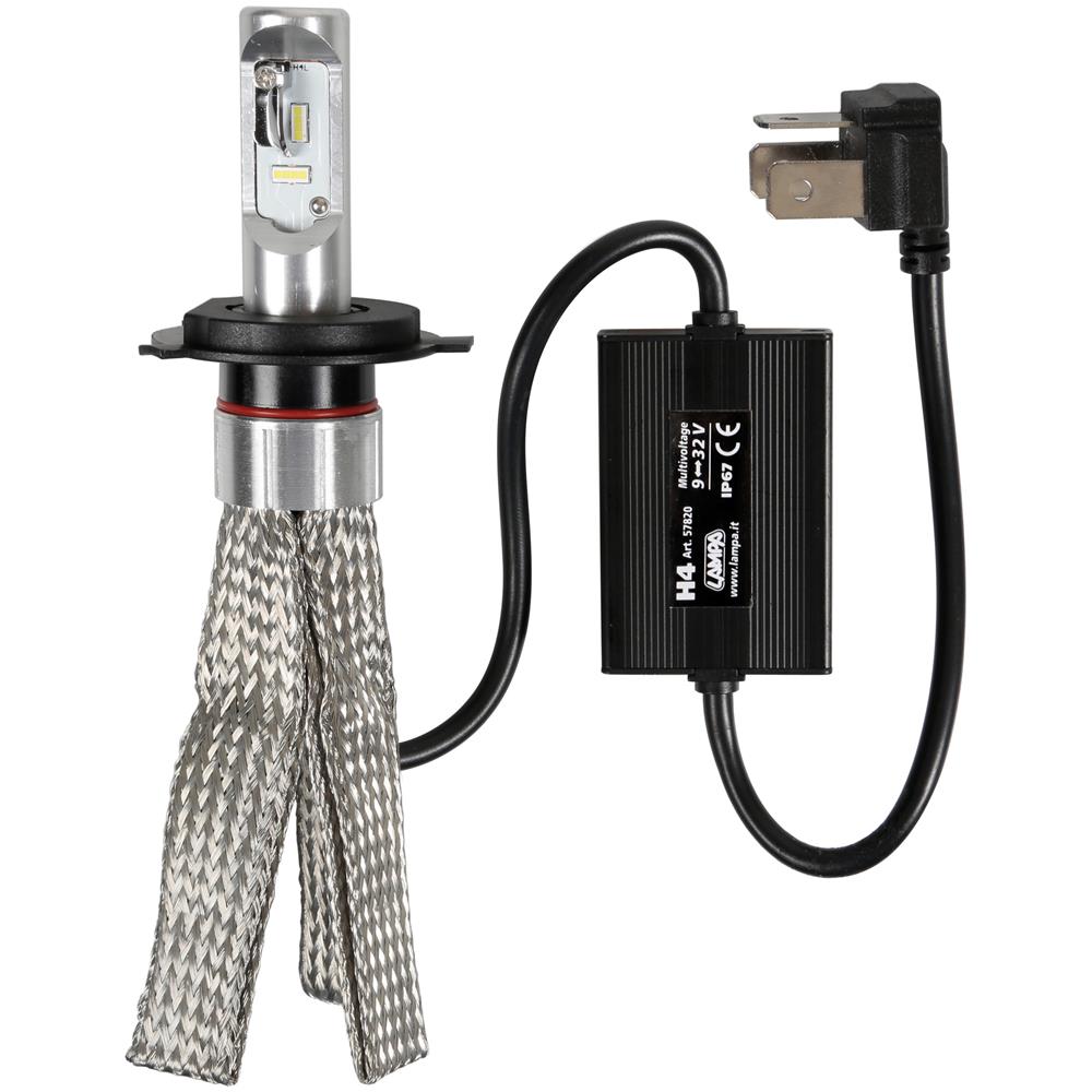 Lampa 9-32v Halo Led - (h4) - 20w - P43t - 1 Pz - D-blister - Foto 1