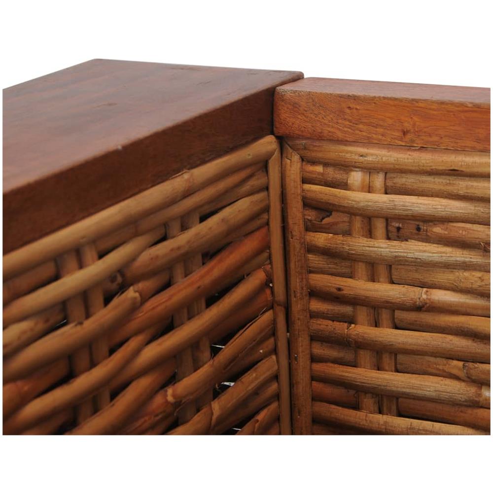 Poltrona con Cuscini Marrone in Rattan Naturale 94 x 78 x 66 cm - Foto 15