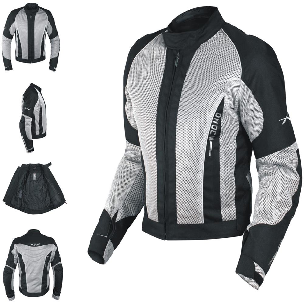Giacca Donna Moto Estiva Protezioni Omologate Tessuto Mesh Traspirante Grigio 2xl - Foto 1