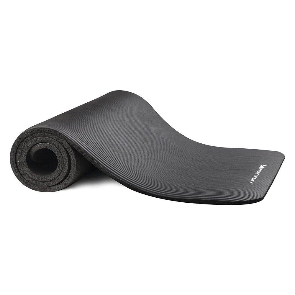 Tappetino Per Esercizi 181 Cm X 63 Cm X 1 Cm Yoga Pilates Nero (wnsp-blac) - Foto 2