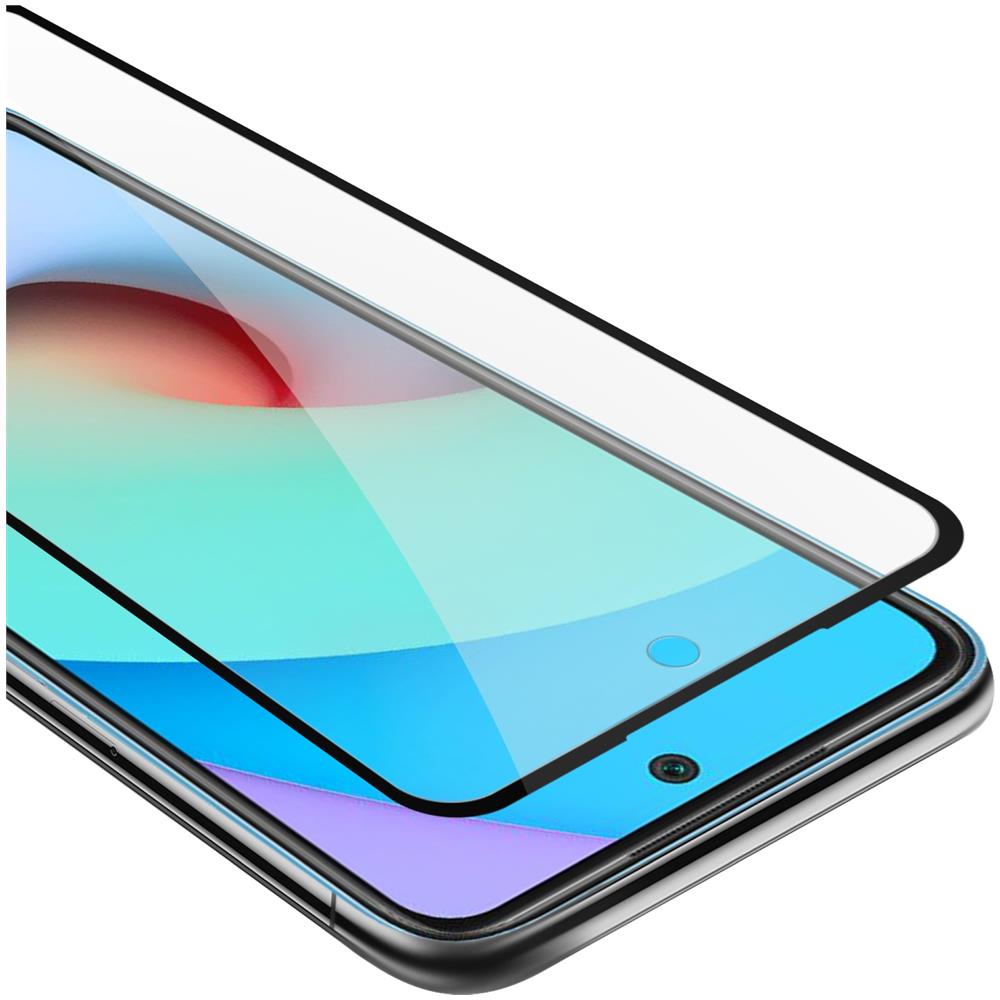 Cadorabo Pellicola Armatura A Schermo Intero Compatibile Con Xiaomi Redmi 10 / Redmi Note 11 4g In Trasparente Con Nero - Vetro Temperato (tempered) Di Protezione Del Display In Durezza 9h Con 3d Touch - Foto 1
