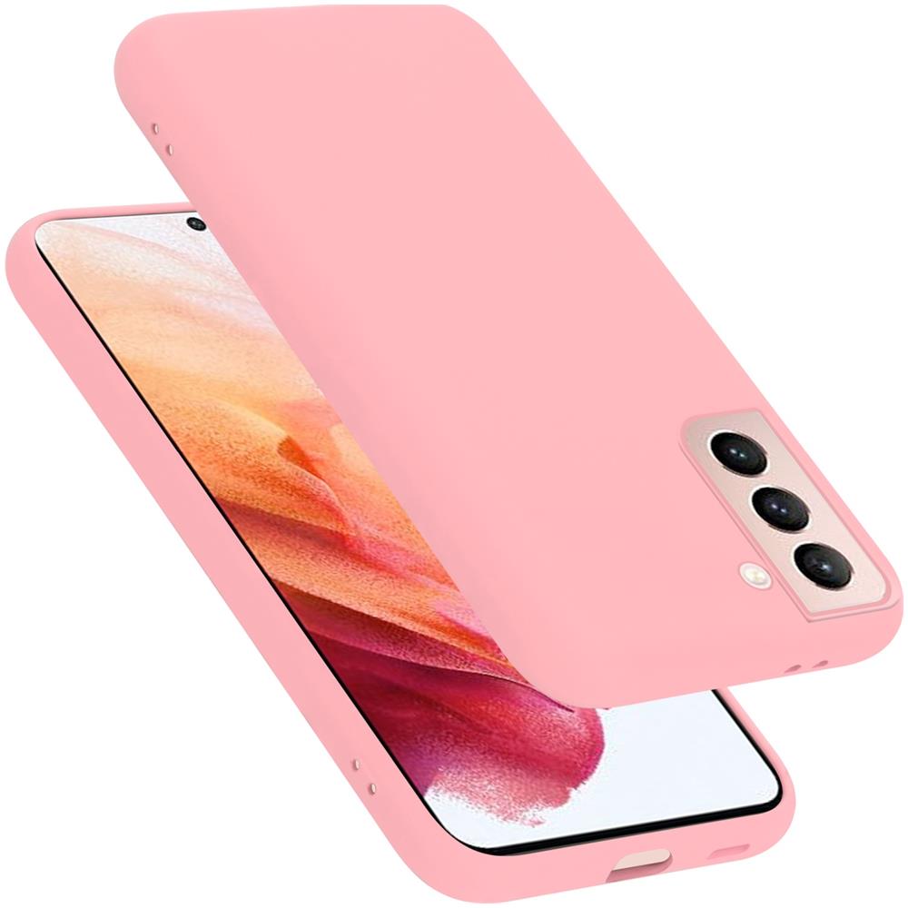 Custodia Compatibile Con Samsung Galaxy S22 In Liquid Rosa - Coperchio Protettivo In Silicone Tpu Flessibile - Foto 1