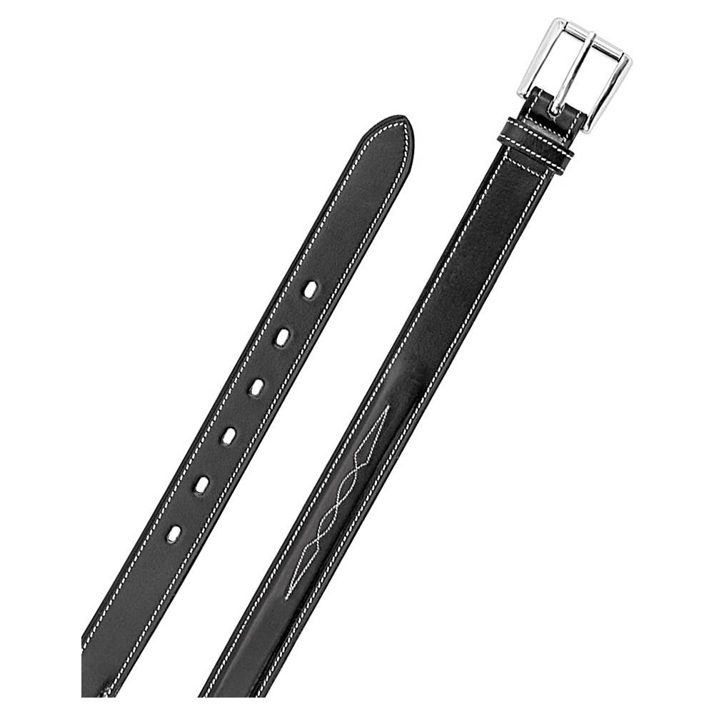 Cintura In Cuoio Con Lavorazioni Modello Doppia S. 65 Cm - Foto 1