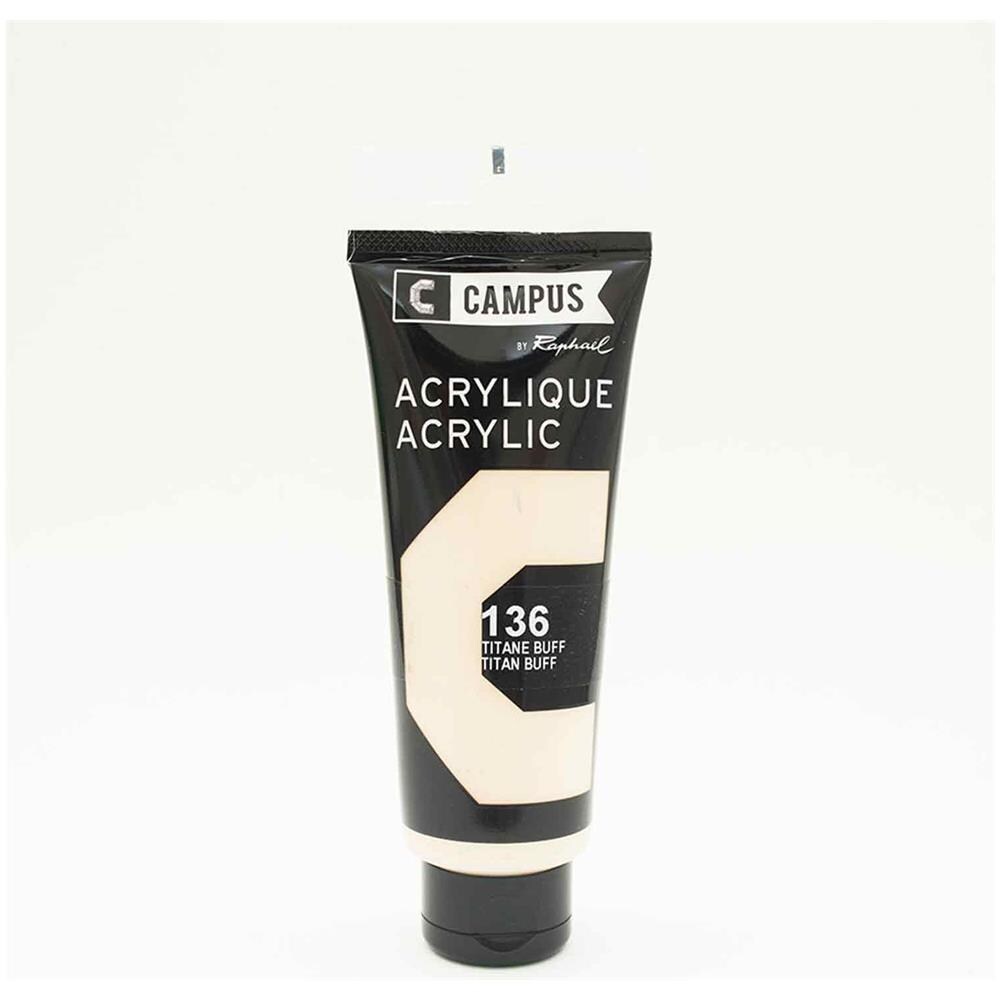 Pittura Acrilica 100 Ml - Giallo Titanio Lucido N°136 - Foto 1