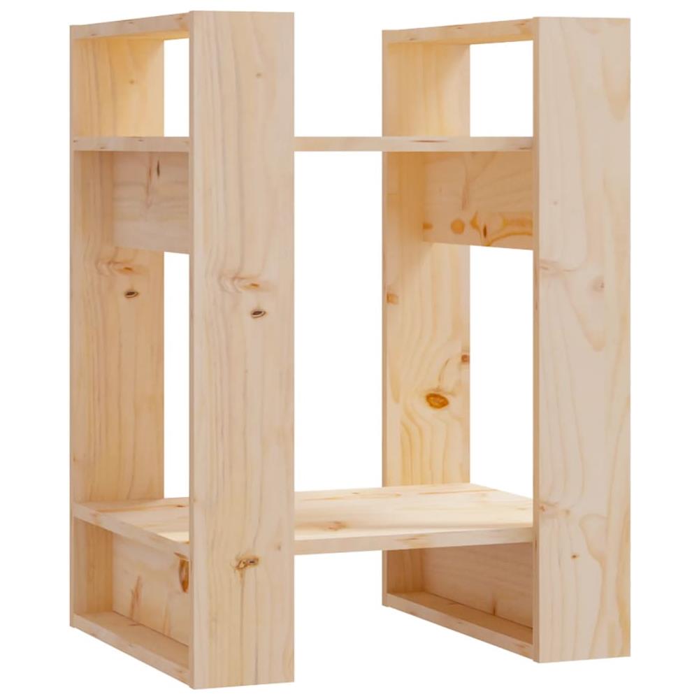 Libreria / divisorio 41x35x57 Cm In Legno Massello Di Pino - Foto 2