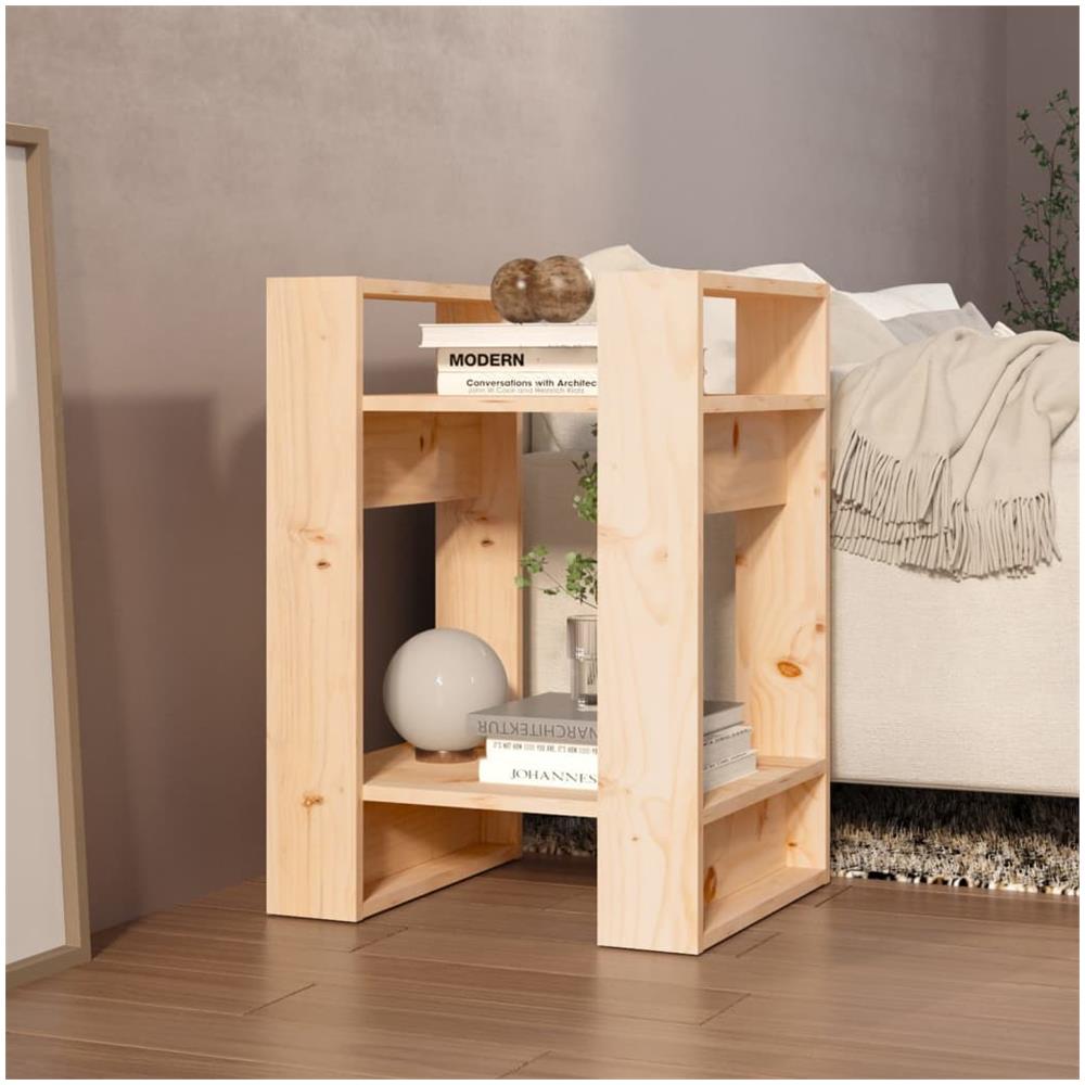 Libreria / divisorio 41x35x57 Cm In Legno Massello Di Pino - Foto 3