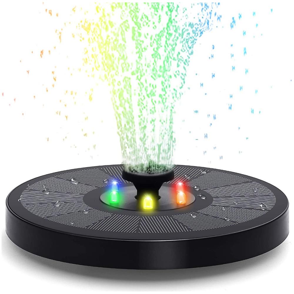 Fontana Solare Irishom Per Stagno - Pompa Ad Energia Solare 5.5V 160L/H Con 4 Ugelli E Cavo 3m - Foto 10