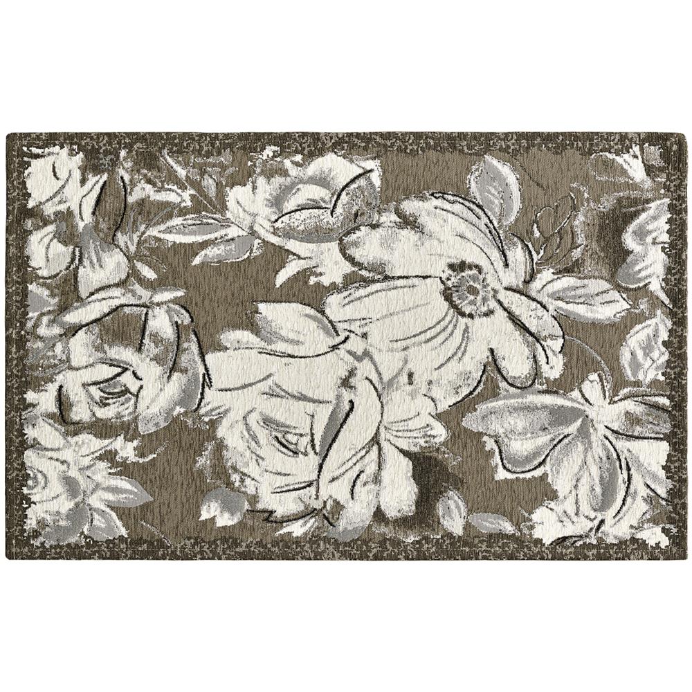 Tappeto Arredo Salotto Antiscivolo Scendiletto Camera Dis. Aster By Suardi 115x175 Fango - Foto 1