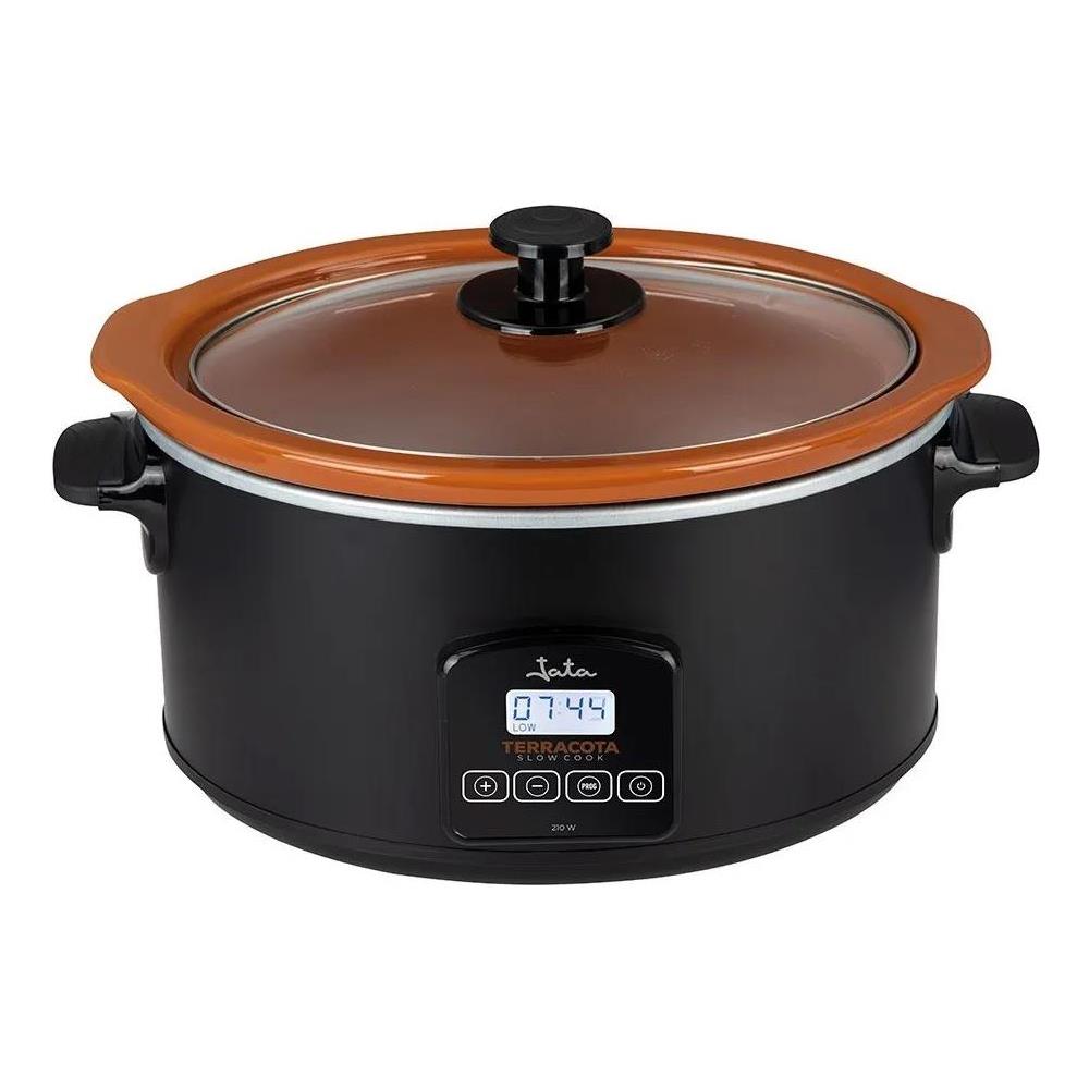 DIGITAL SLOW COOKER 5L OVAL CERAMIC TERRACOTTA CERAMIC BOWL 210W JEOL2145 - Foto 1