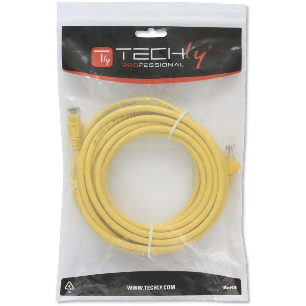 ICOC CCA5U-030-YET - Cavo di rete Patch in CCA Cat. 5E Giallo UTP 3m - Foto 2