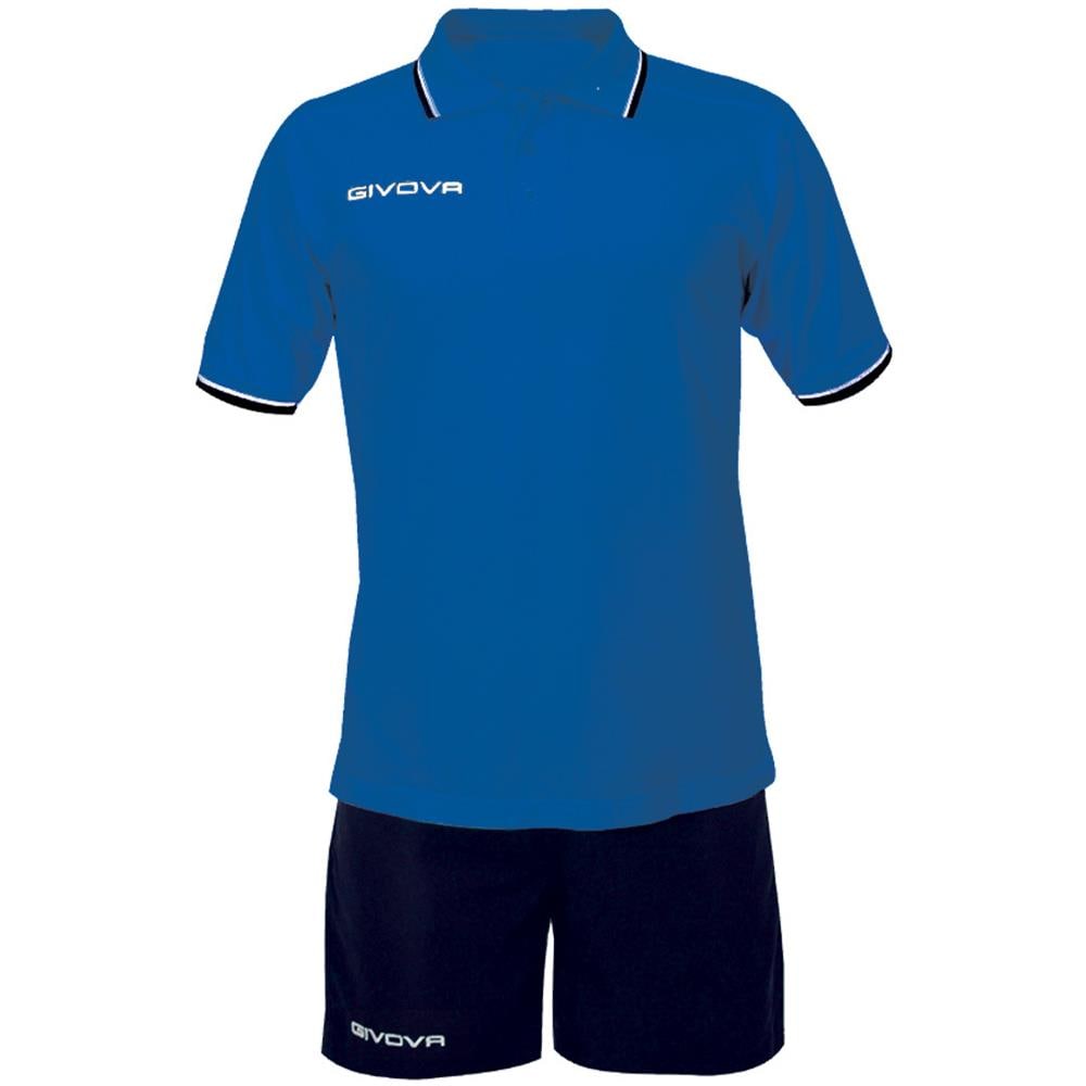 Kit Street Completino Di Polo Manica Corta E Pantaloncino Colore Azzurro / blu Taglia Xl - Foto 1