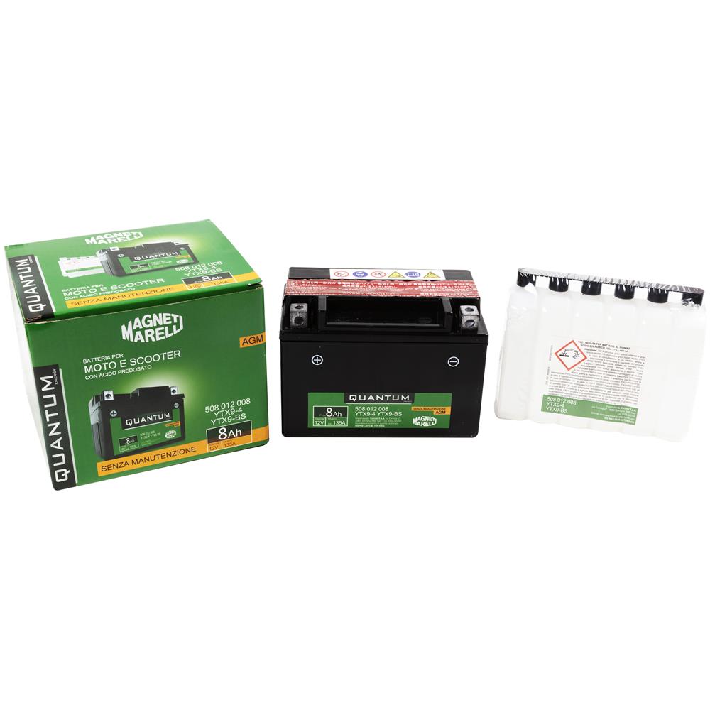 Batteria Moto E Scooter 9ah 12v 120a Tecnologia Agm Sigillata Polo Positivo Sinistro - Foto 1