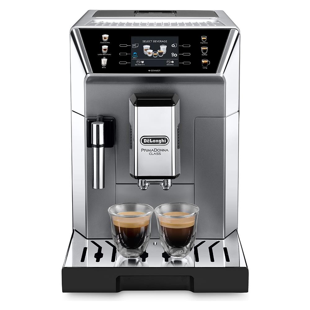 Macchina da Caffè Espresso Automatica PrimaDonna Class ECAM550.85.MS Serbatoio 2 Lt Potenza 1450 W Colore Metallico - Foto 2