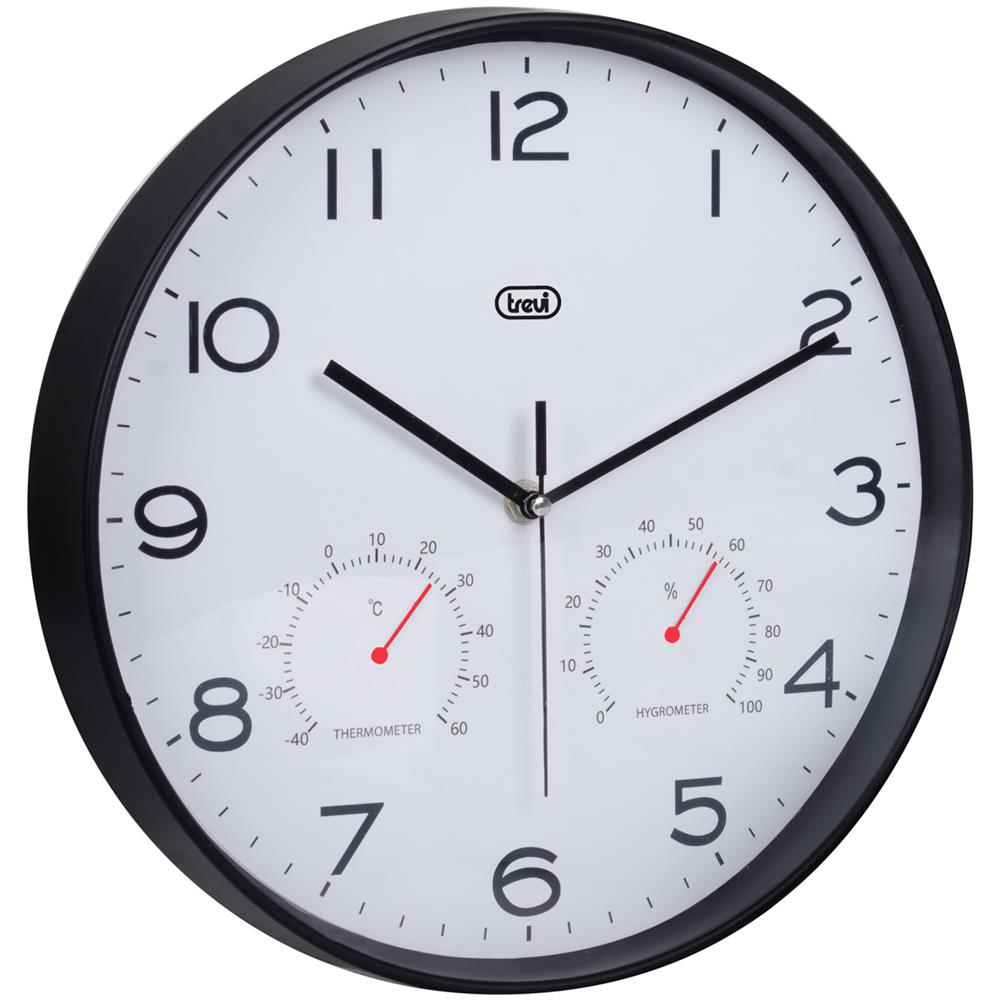 Orologio Da Parete Con Termometro E Igrometro Trevi Om 3510 T - Foto 2