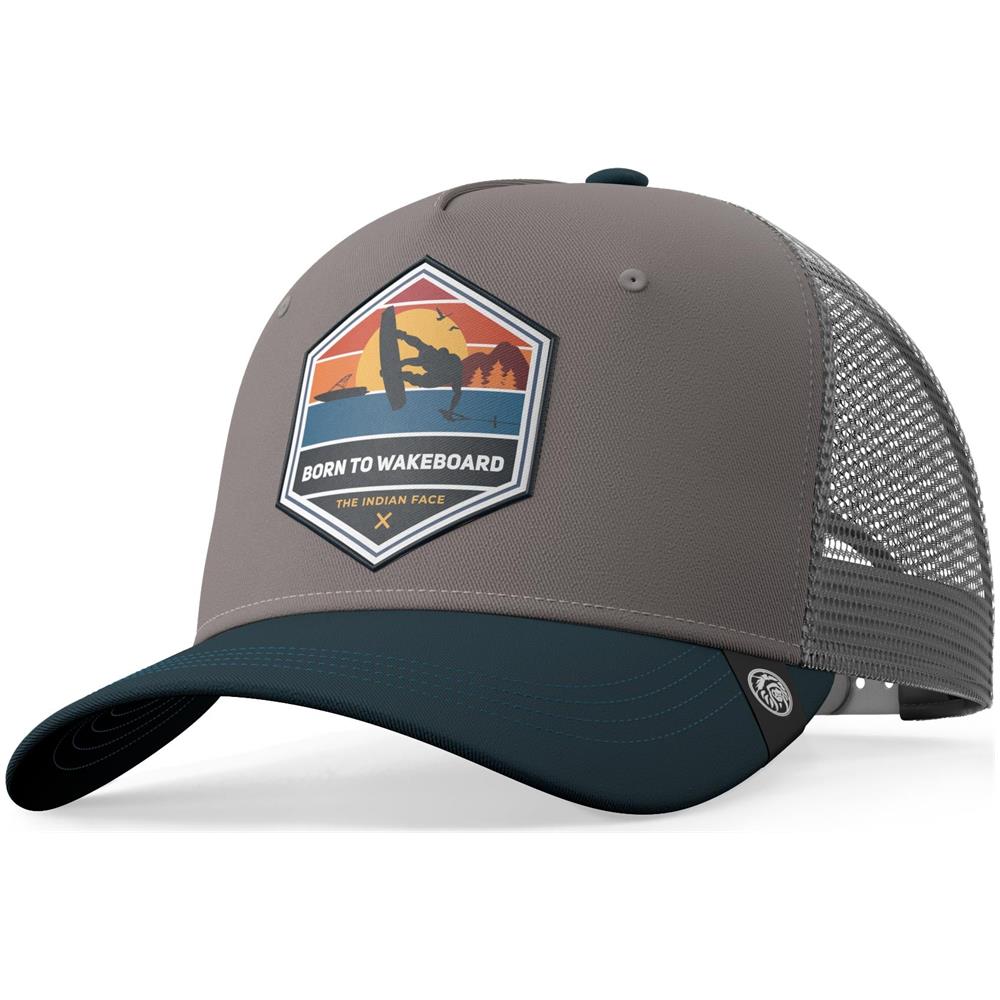 Cappellino Trucker Born To Wakeboard Giallo Per Uomini E Donne - Foto 1
