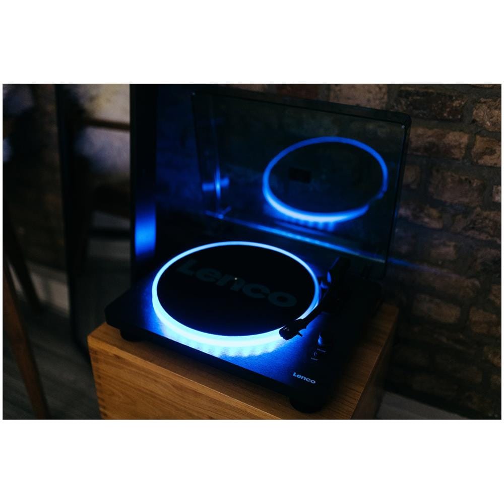 Lenco LS-50LEDBK piatto audio Giradischi con trasmissione a cinghia Nero Manuale - Foto 12