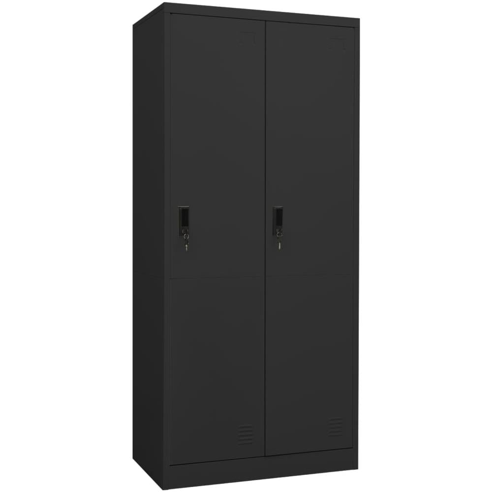 Armadio Antracite 80x50x180 Cm In Acciaio - Foto 1