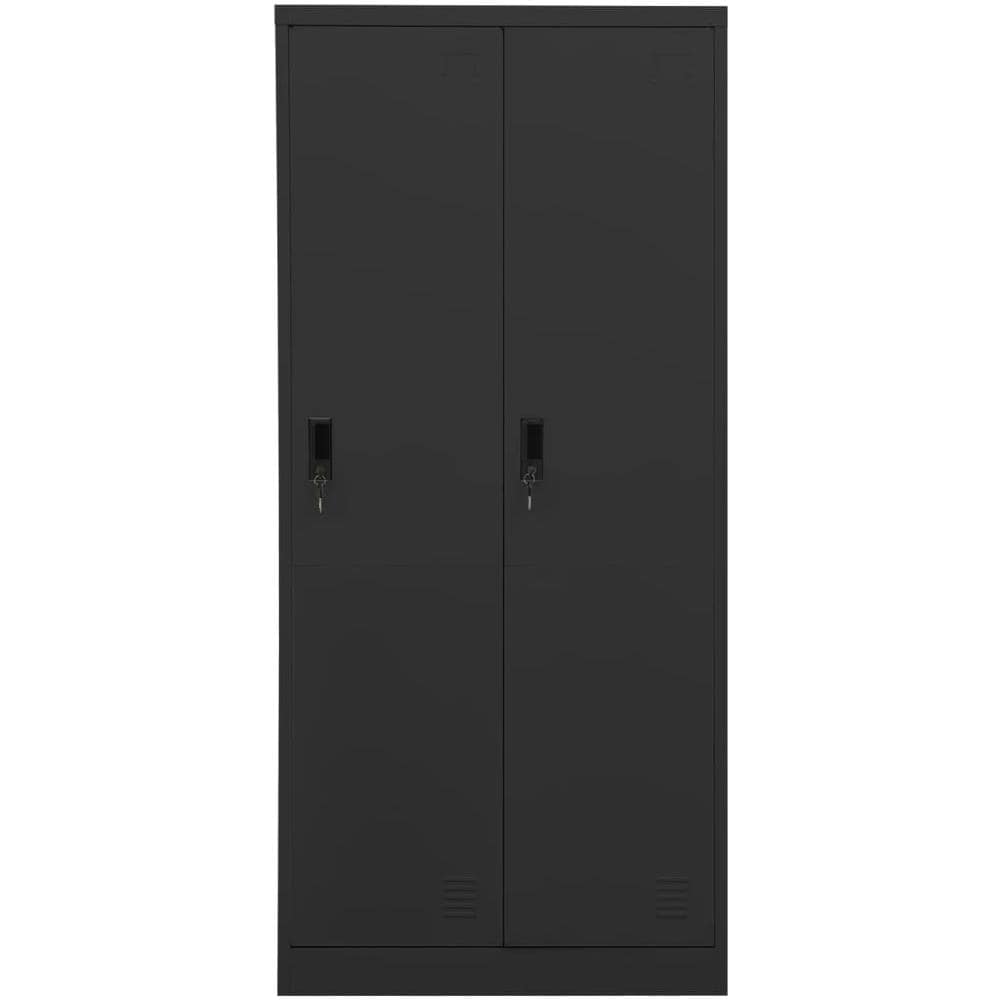 Armadio Antracite 80x50x180 Cm In Acciaio - Foto 3