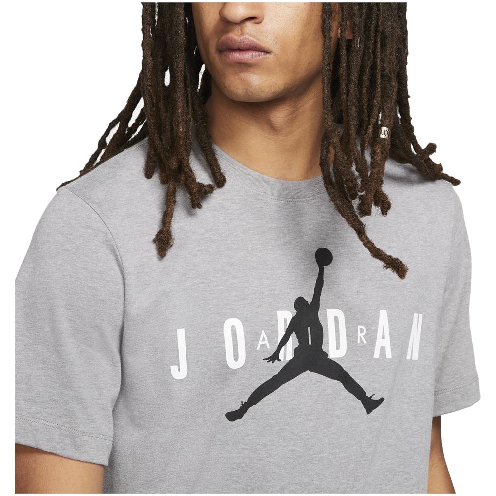 T-shirt Da Uomo Air Wordmark Grigia Taglia Xl Cod Ck4212-092 - Foto 3