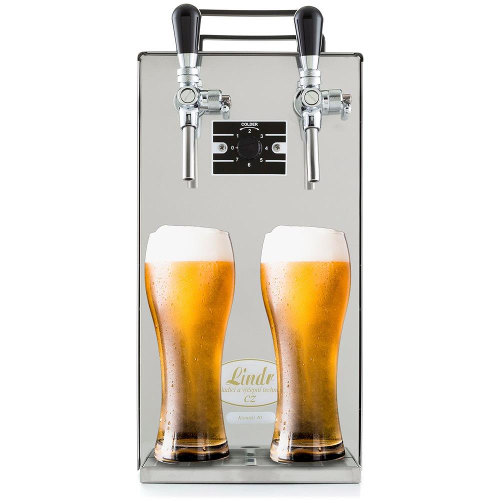 Spillatore Birra Kontakt 40 Raffreddatore A Secco A 2 Linee, Raffreddatore A Flusso 50 Litri / H, Green Line - Foto 1