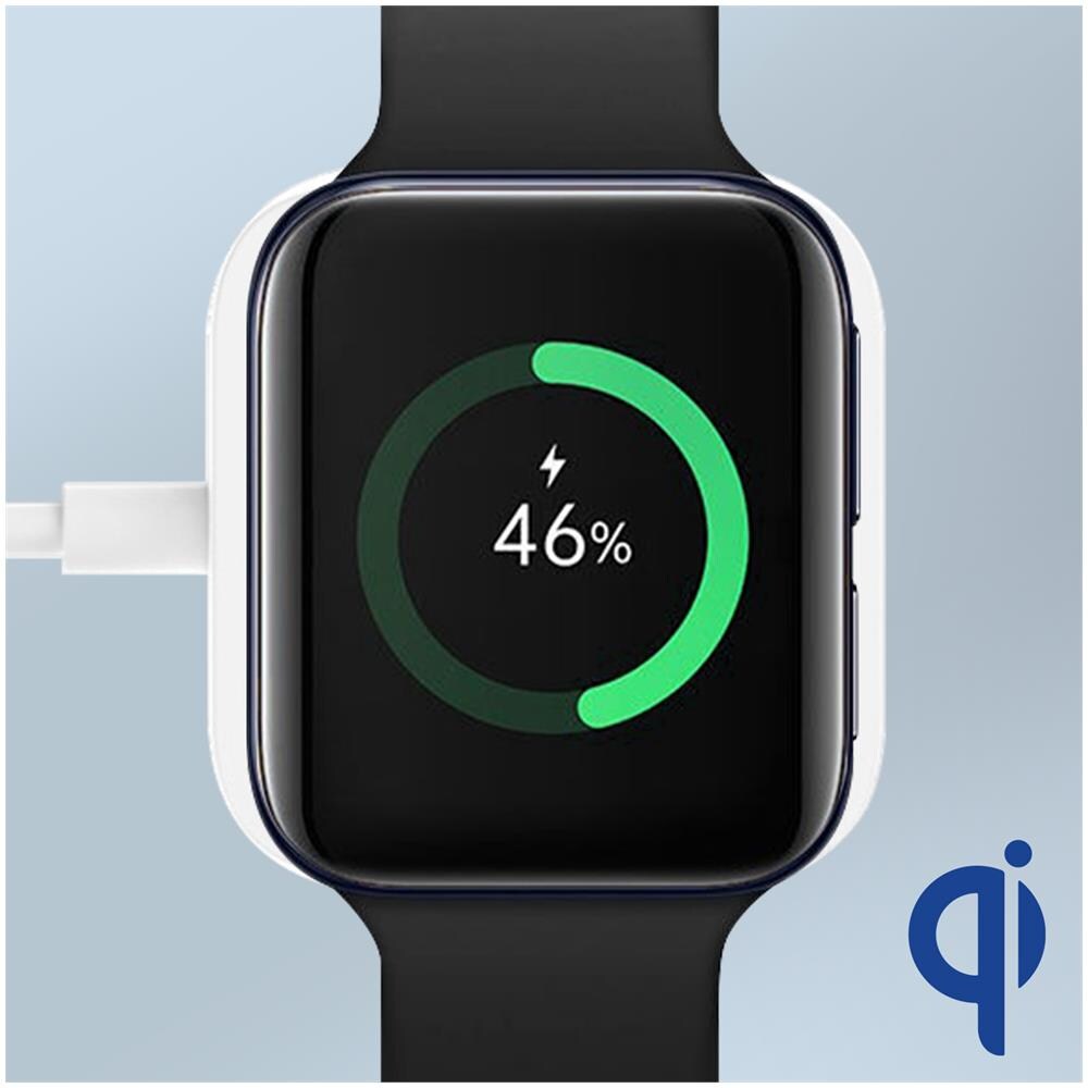 Caricatore Magnetico Per Oppo Watch 41mm Lunghezza 1 Metro Bianco - Foto 5