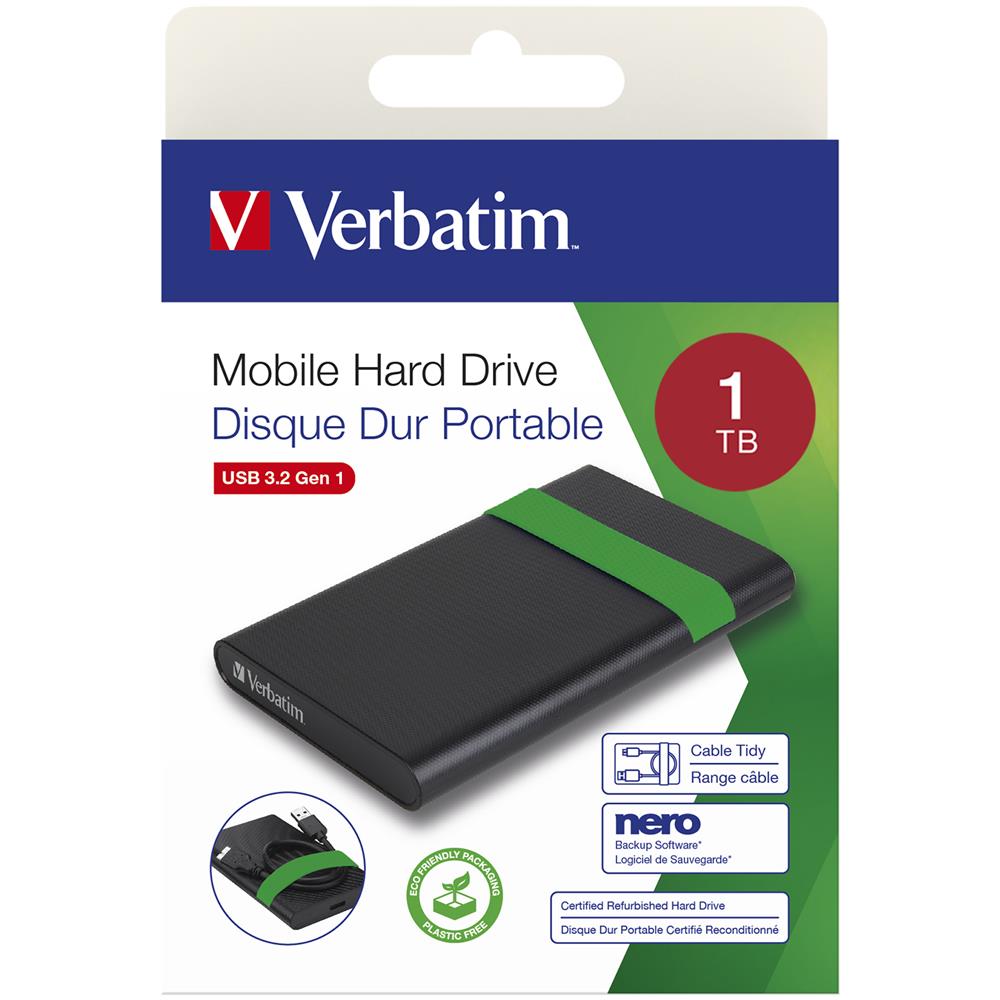 Hard Disk Portatile 1 TB 53112 Dimensione 2.5" USB di Tipo B 3.2 Velocità 4800 Mbit /s Colore Nero - Foto 4
