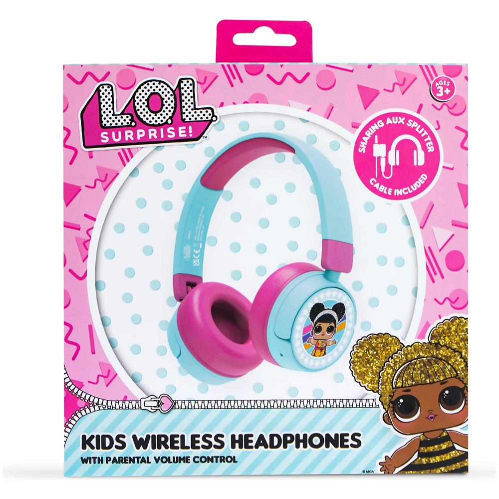 L.O.L. Surprise! Cuffie Con cavo e senza cavo A Padiglione MUSICA USB tipo-C Bluetooth Rosa, Blu - Foto 2