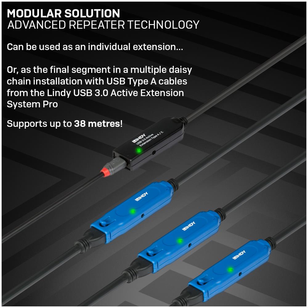 PROLUNGA ATTIVA USB 3.0 TIPO A 20M - Foto 8