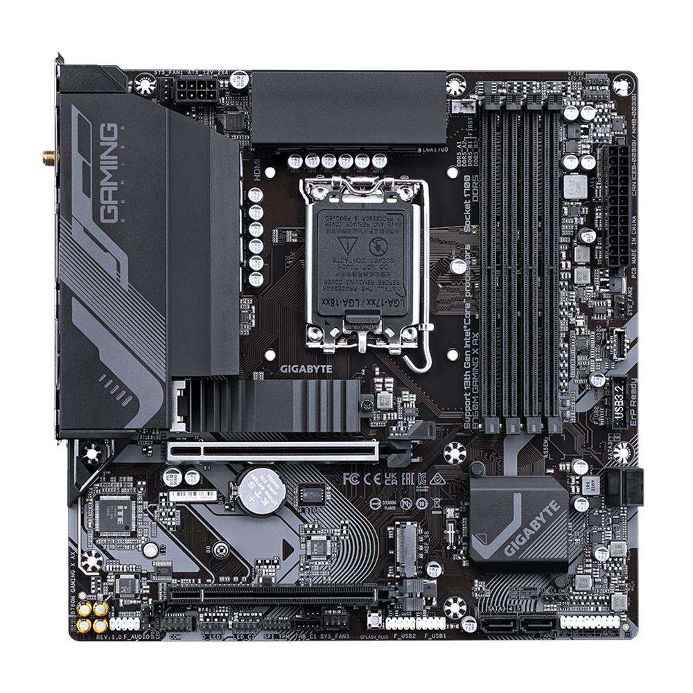 Scheda Madre B760M Gaming X AX Socket LGA 1700 Chipset Intel B760 Express micro ATX - Foto 2