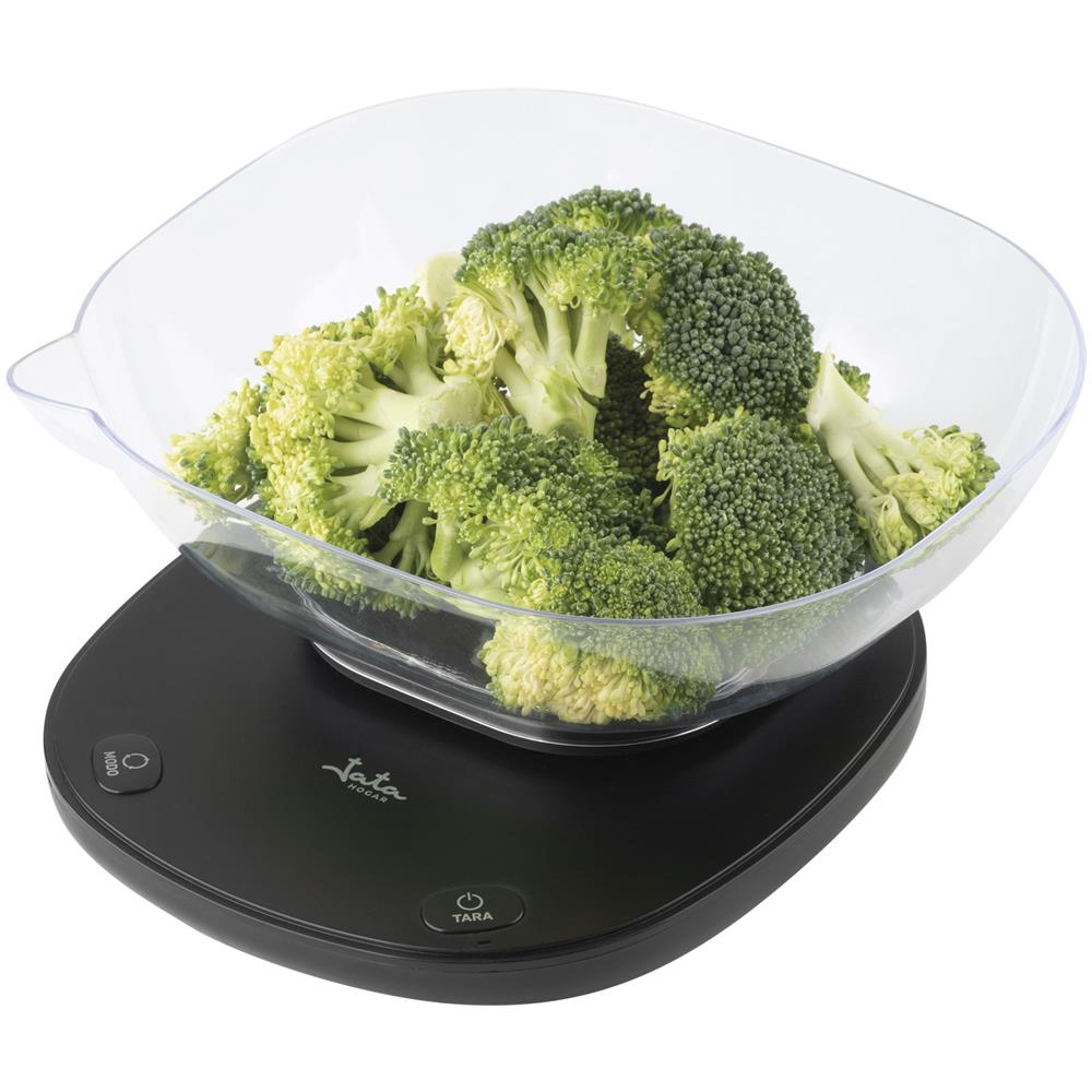 HBAL1709 bilancia da cucina Nero Superficie piana Rettangolo Bilancia da cucina elettronica - Foto 2