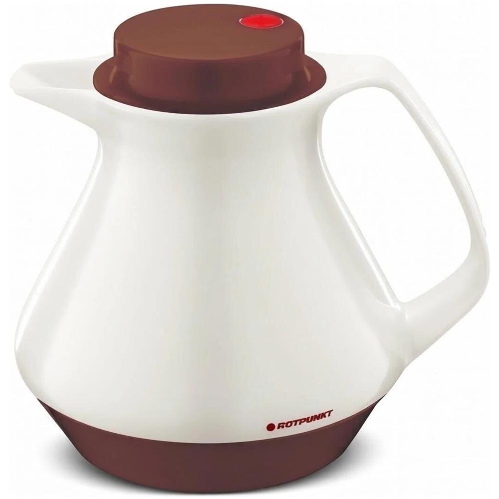 350 Borraccia termica 1L - Caraffa per caffè e tè - Senza BPA - Rosso e Bianco - Foto 1