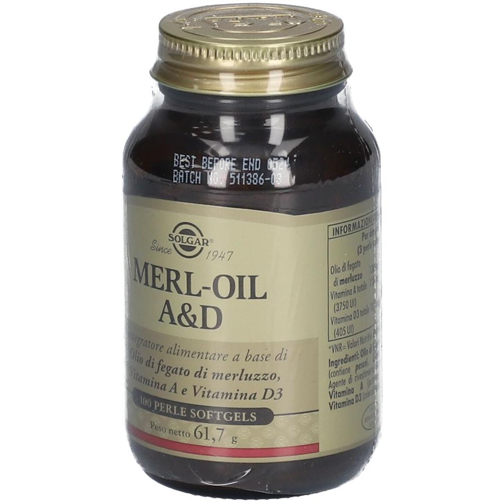 Merl Oil A&D 100 Perle Softgel - Foto 2