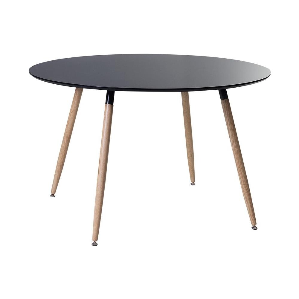 Tavolo Da Pranzo Bovio Nero 120 Cm 120 Cm - Foto 1