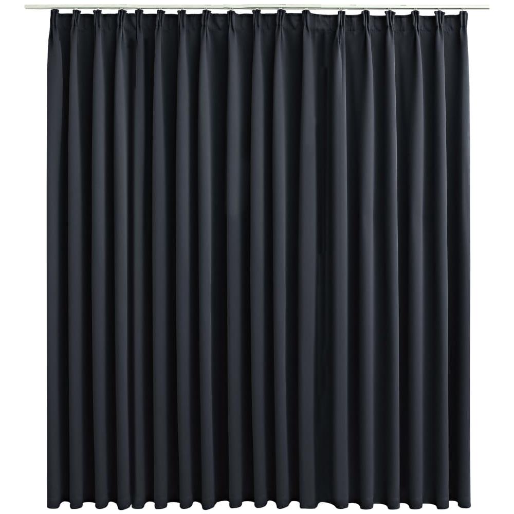 Tenda Oscurante Con Ganci Nera 290x245 Cm - Foto 2