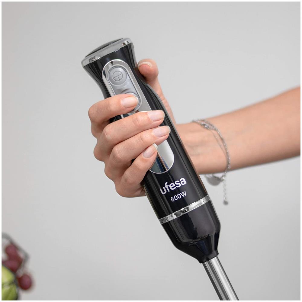 UFESA Frullatore ad Immersione BP3442 Potenza 600 Watt Colore Nero OY9589