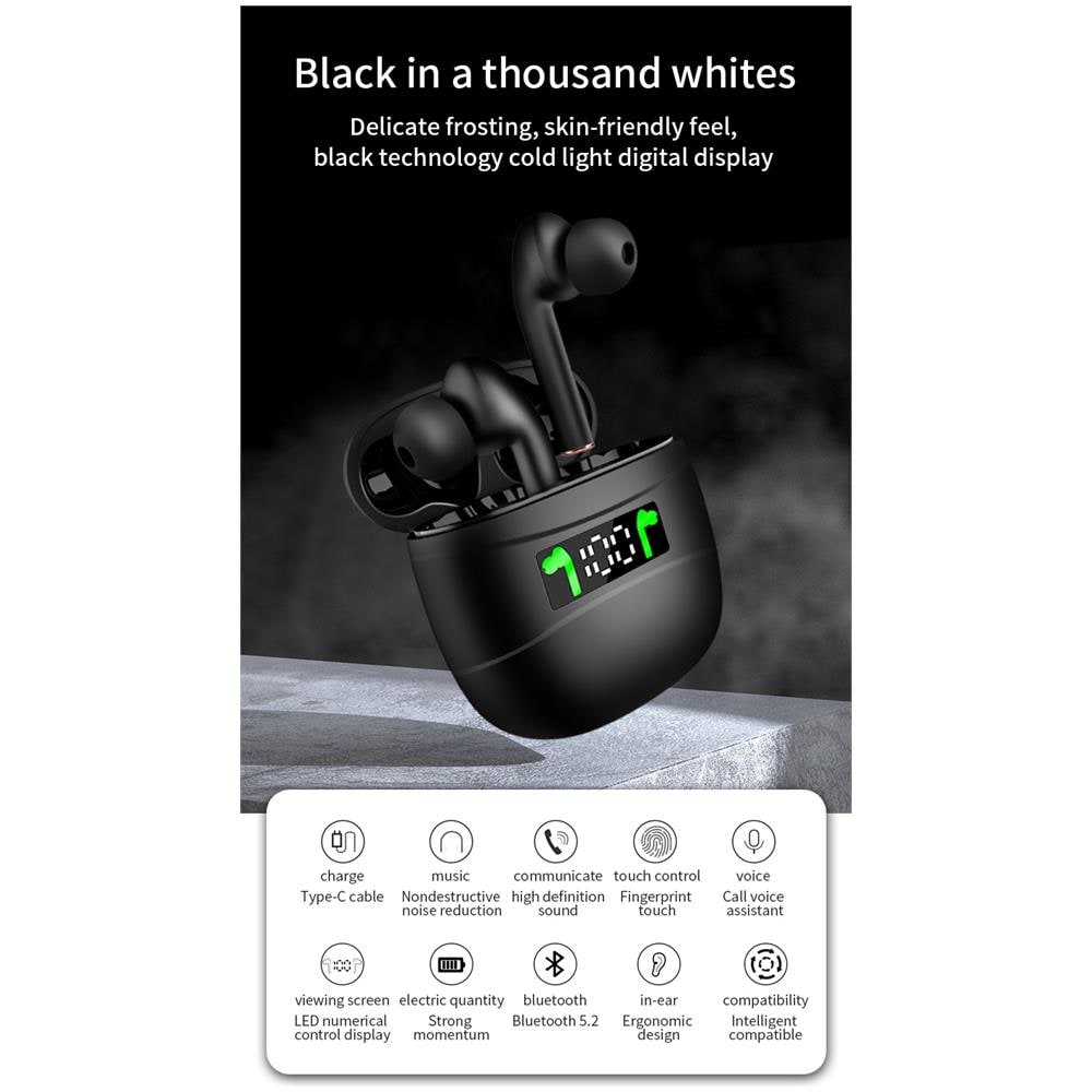 HTN - Auricolari Bluetooth J3 Pro Tws 5.2 Auricolari Wireless Auricolari  Stereo Sportivi Vivavoce Telefono Hd Gaming Auricolari Sportivi |  auricolari E Cuffie Bluetooth - ePRICE