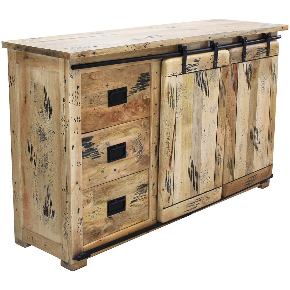 Beily - Madia Legno Di Mango Tre Cassetti - Foto 1