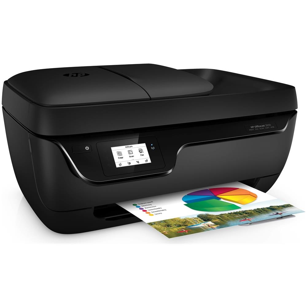 Stampante Multifunzione OfficeJet 3835 Inkjet a Colori Stampa Copia Scansione Fax A4 8.5 Ppm Wi-Fi USB Ethernet - Foto 2