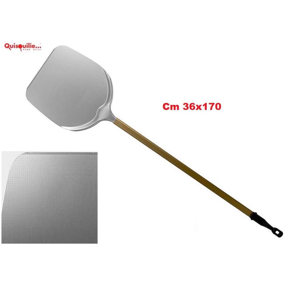 Mastropizza, Pala Pizza 36x170, Leggera, Alluminio Anodizzato Per Alimenti Prodotta In Italia - Foto 1