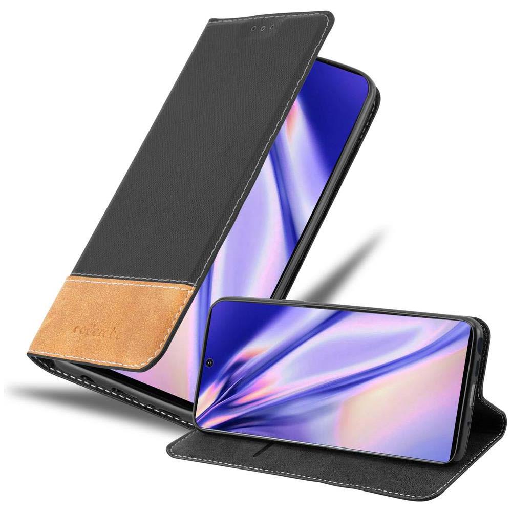 Custodia Compatibile Con Samsung Galaxy Note 10 In Nero Marrone - Coperchio Protettiva Con Chiusura Magnetica, Funzione Stand E Tasca Per Le Carte - Foto 1