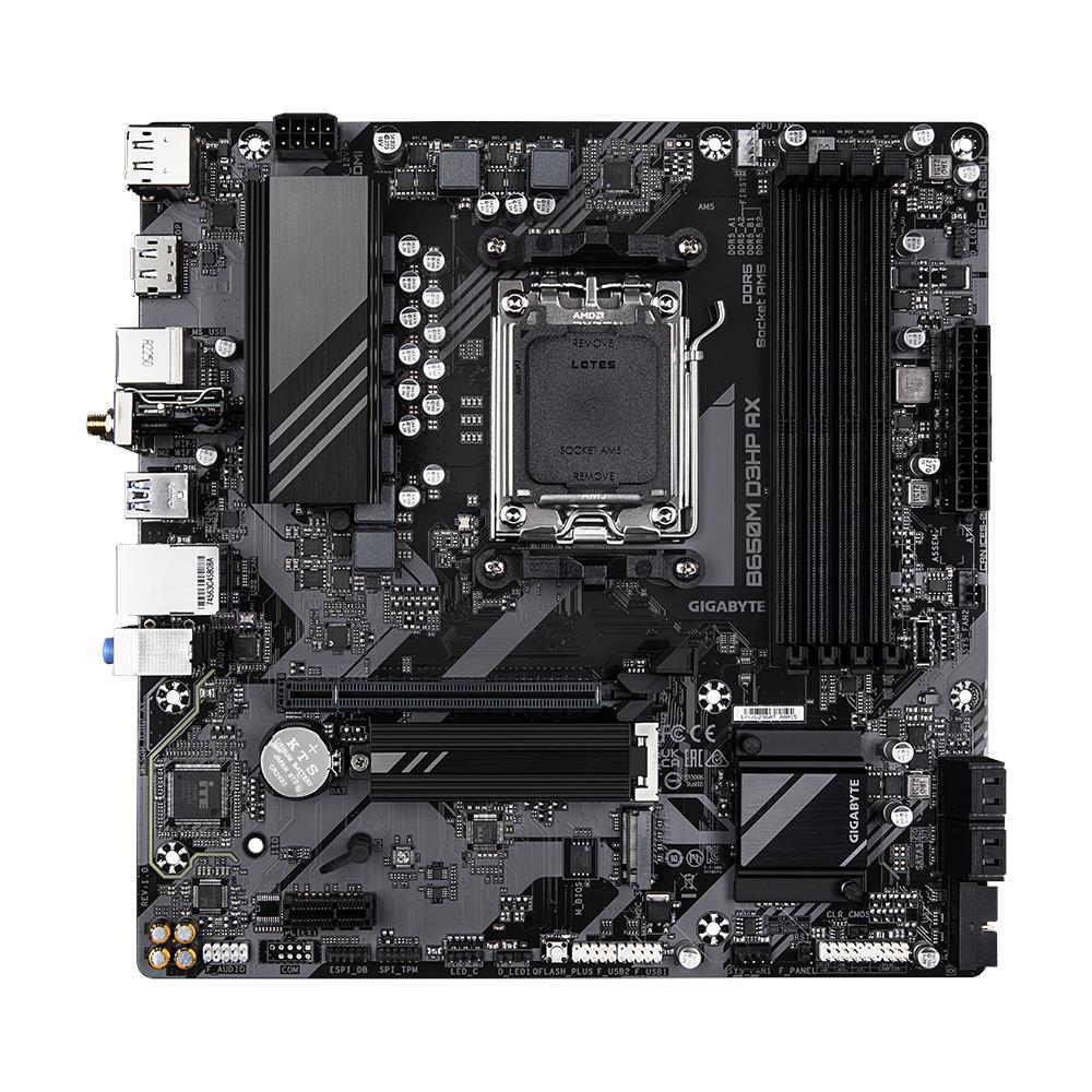 Scheda Madre B650M D3HP AX Socket AM5 Chipset AMD B650 micro ATX - Foto 2