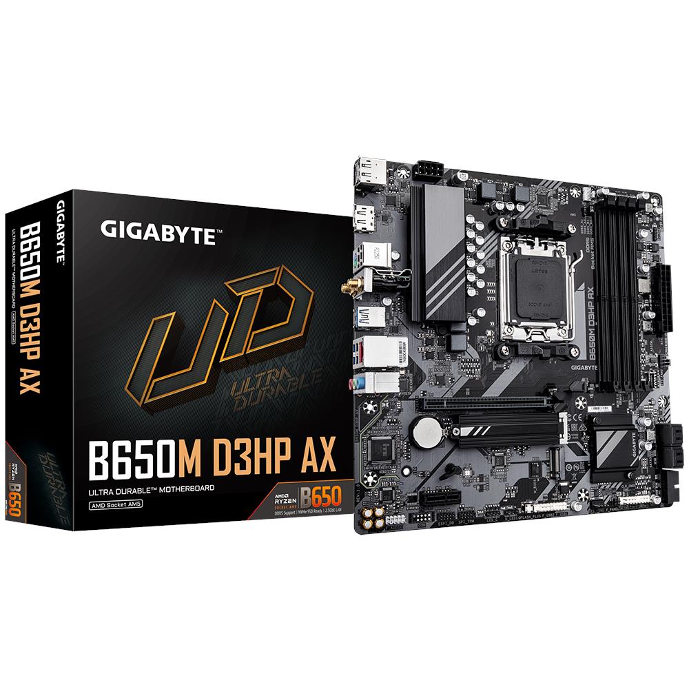 Scheda Madre B650M D3HP AX Socket AM5 Chipset AMD B650 micro ATX - Foto 1