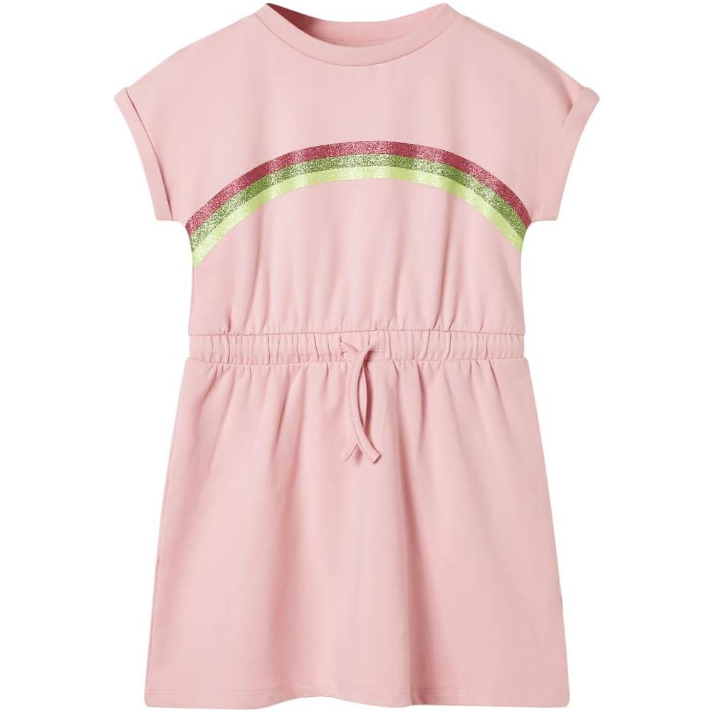 Abito da Bambina con Coulisse Rosa Chiaro 116 - Foto 1
