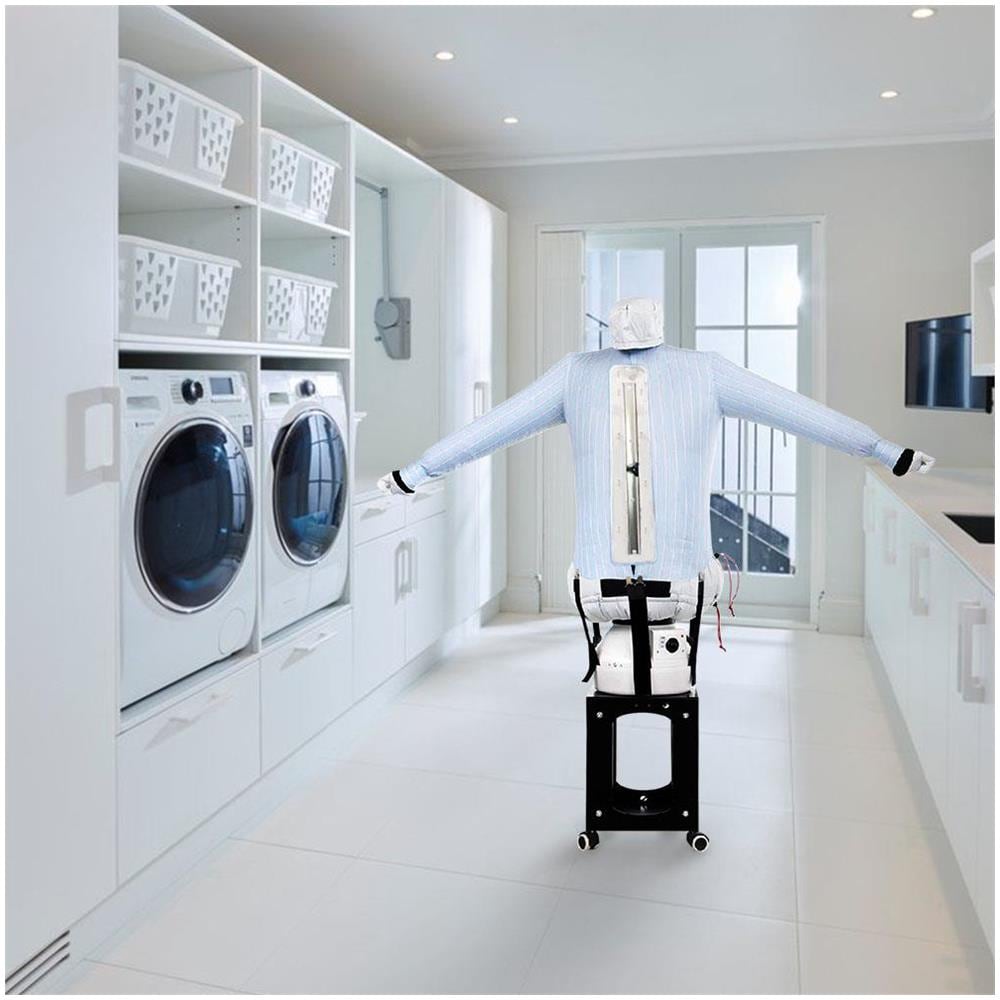 EOLO Stirasciuga SA11 S FULL INOX Stira Asciuga Automatico Camicie Ferro Stiro Verticale Asciugatore Vestiti Bambola Stirasciugatrice Manichino Termico Made in Italy Garanzia 5 Anni Efficienza A++ - Foto 2
