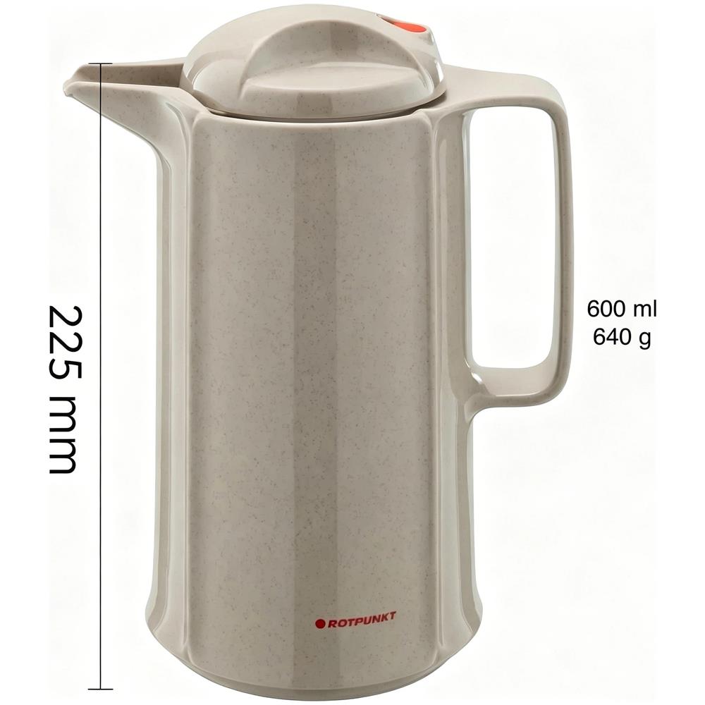 Borraccia termica 0.6L - Marlis 460 - Doppio strato in vetro - Senza BPA - Beige - Foto 2