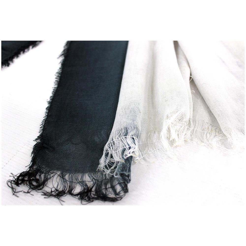 Sciarpa Uomo Pashmina 46.80.29 Nero - Foto 3